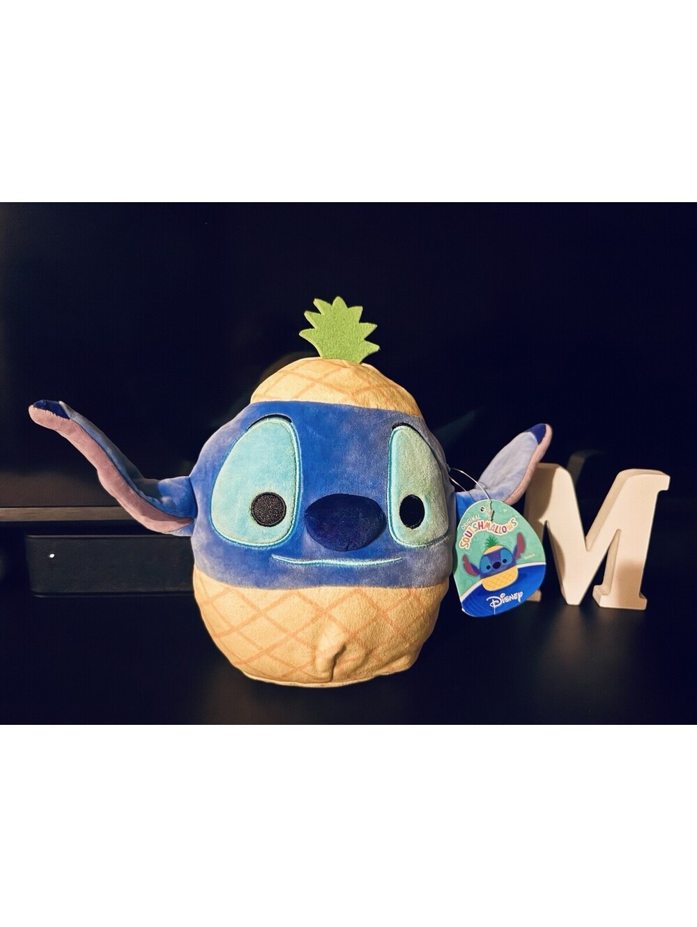 Disney Squishmallows Lilo Stitch Pineapple Plush Stuffed Toy 7" Kellytoy NWT